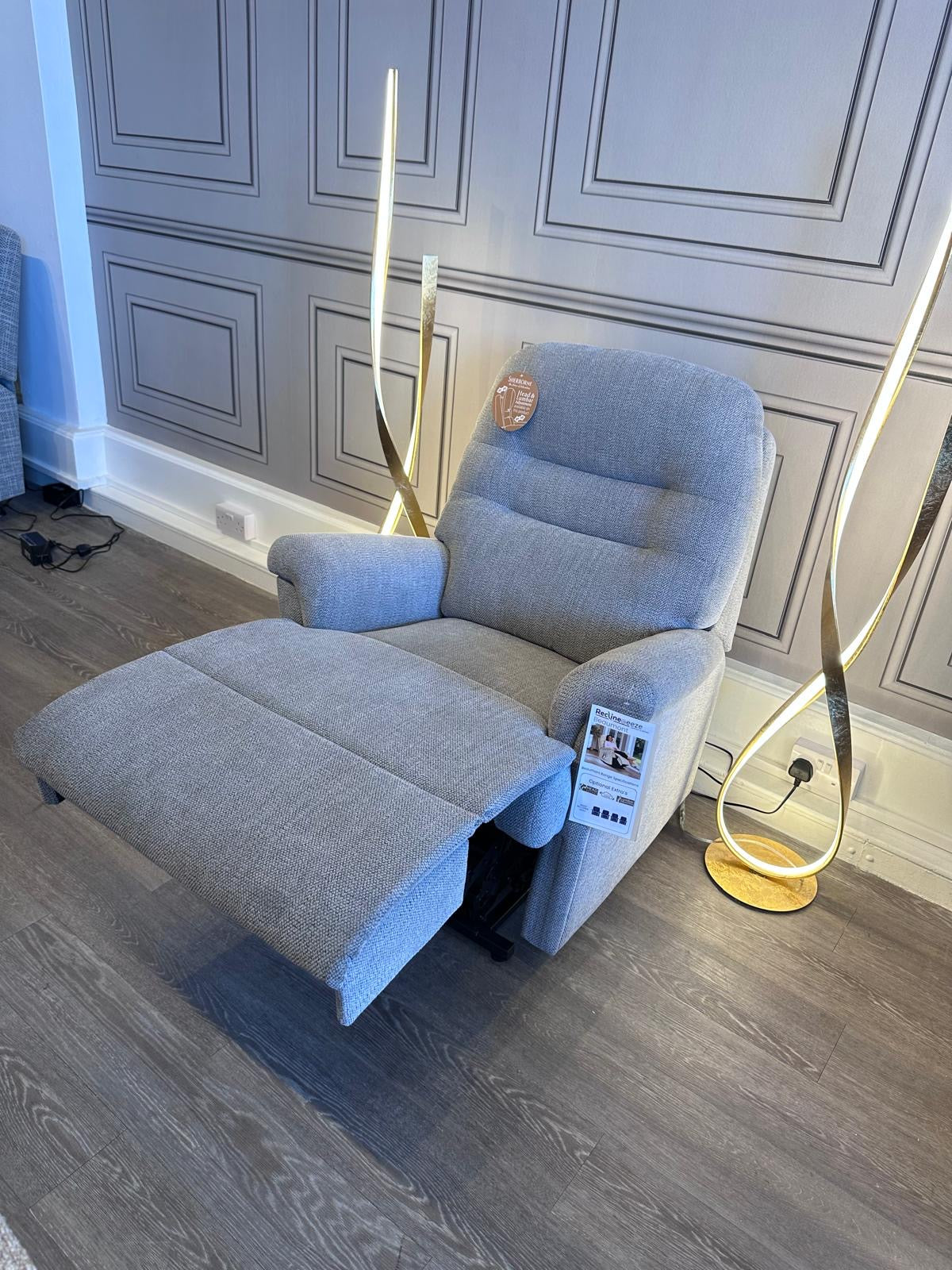 Sherborne Baumont Petite Dual Motor Riser Recliner with Electric Headrest & Lumbar