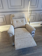 Sherborne Roma Standard Dual Motor Riser Recliner with Electric Headrest & Lumbar in Valencia Fabric