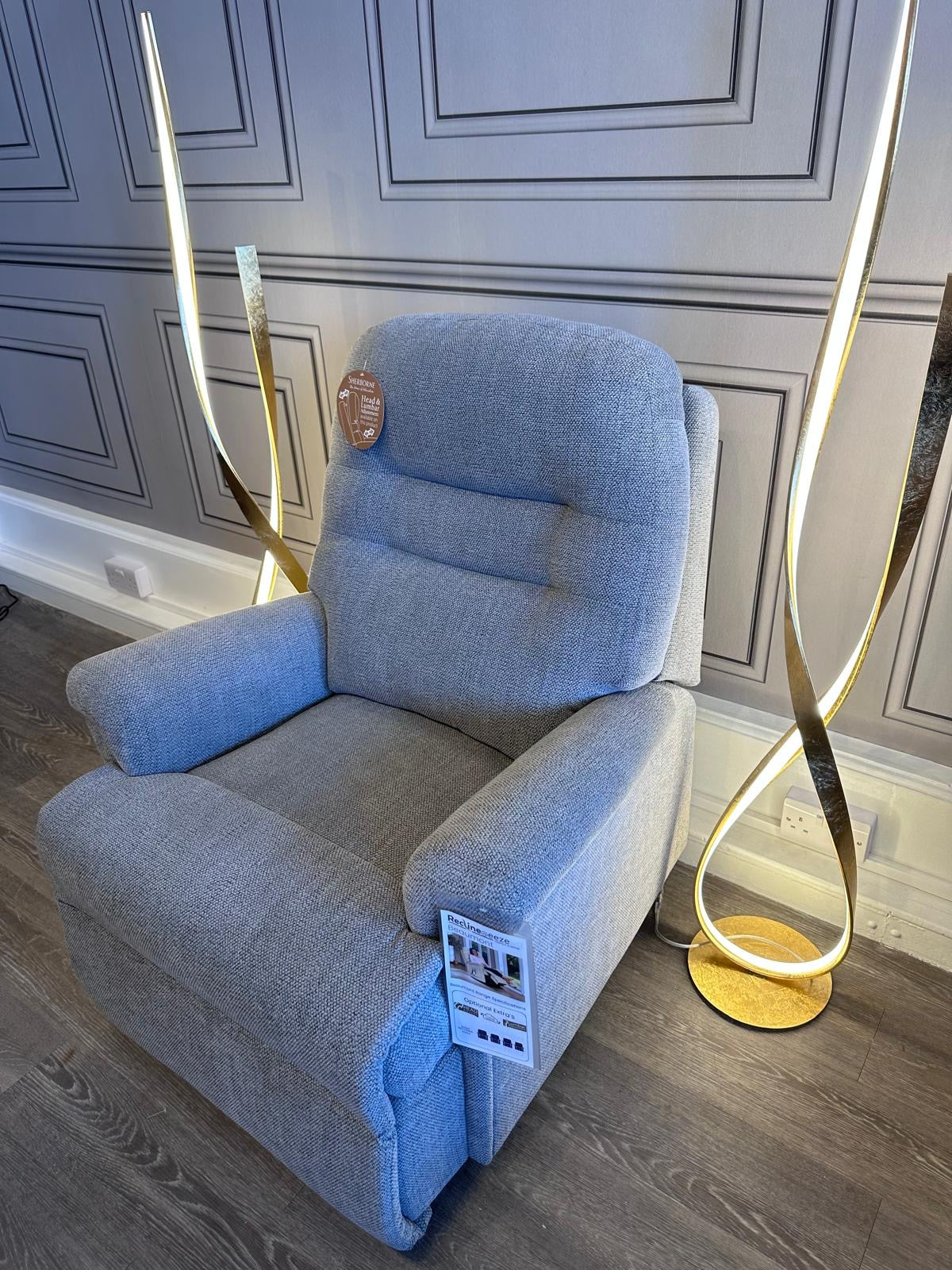 Sherborne Baumont Petite Dual Motor Riser Recliner with Electric Headrest & Lumbar