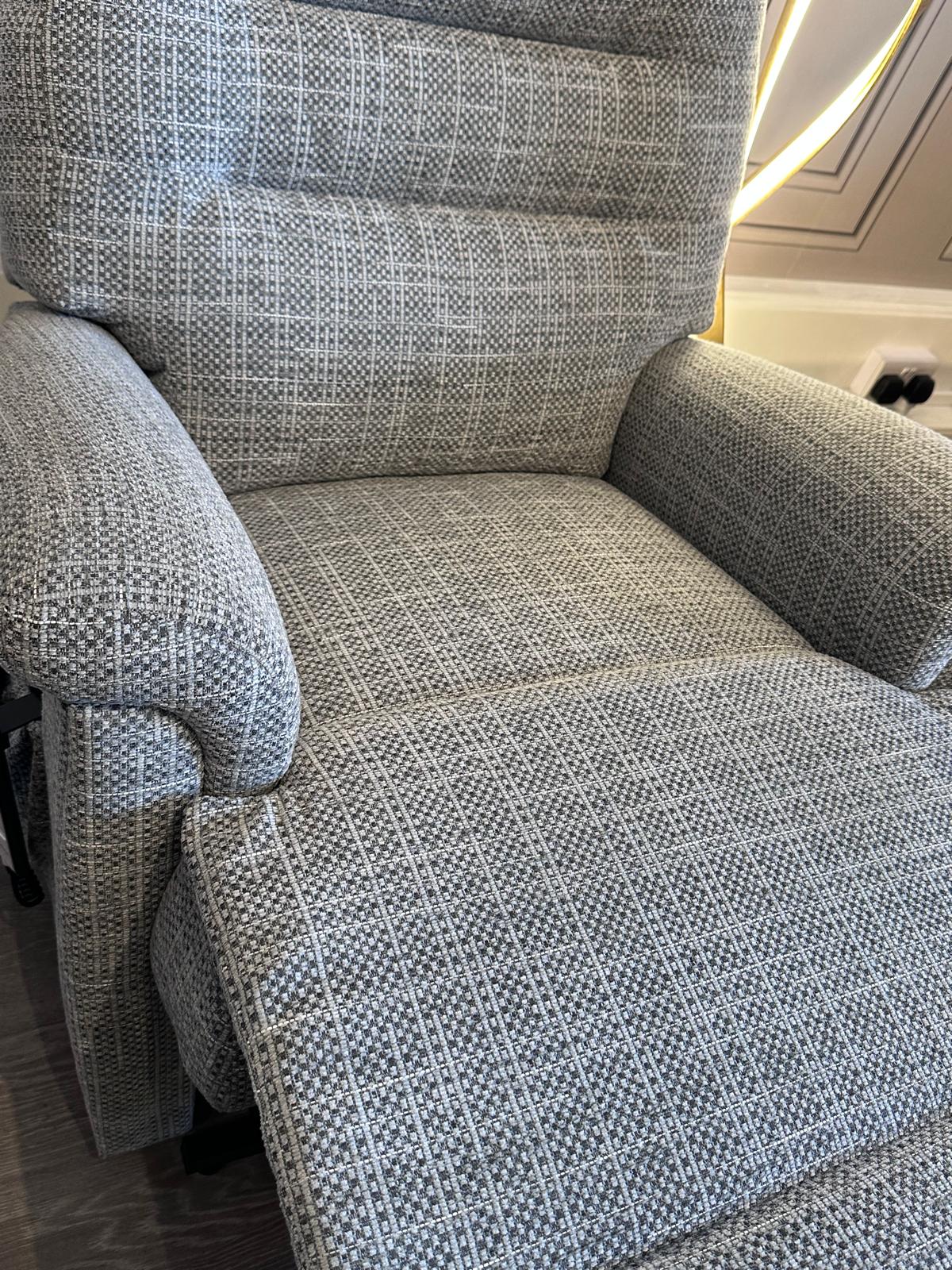 Keswick Standard Dual Motor Riser Recliner in Ravello Softcloth Sherborne