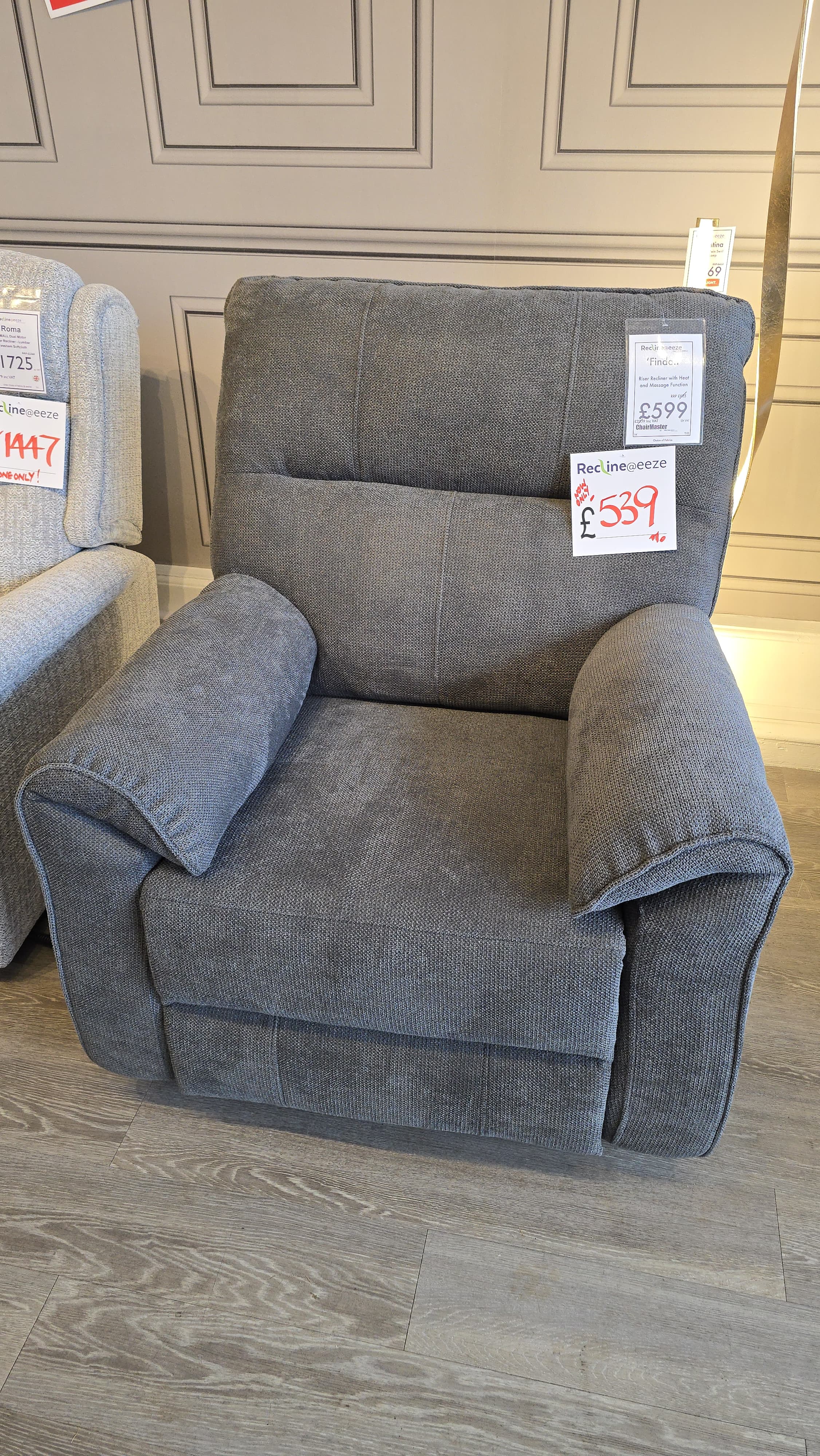 Findon Riser Recliner with Heat and Massage Function