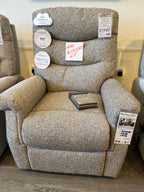 Celebrity Hollingwell Grande Cloud Zero 5 Motor with Headrest & Lumbar Riser Recliner in Filey Aquaclean Softcloth