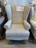 1 Only To Clear! - Sherborne Westminster Fireside Wing Chair Standard & Light Queen Anne Legs