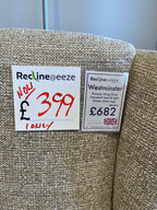 1 Only To Clear! - Sherborne Westminster Fireside Wing Chair Standard & Light Queen Anne Legs