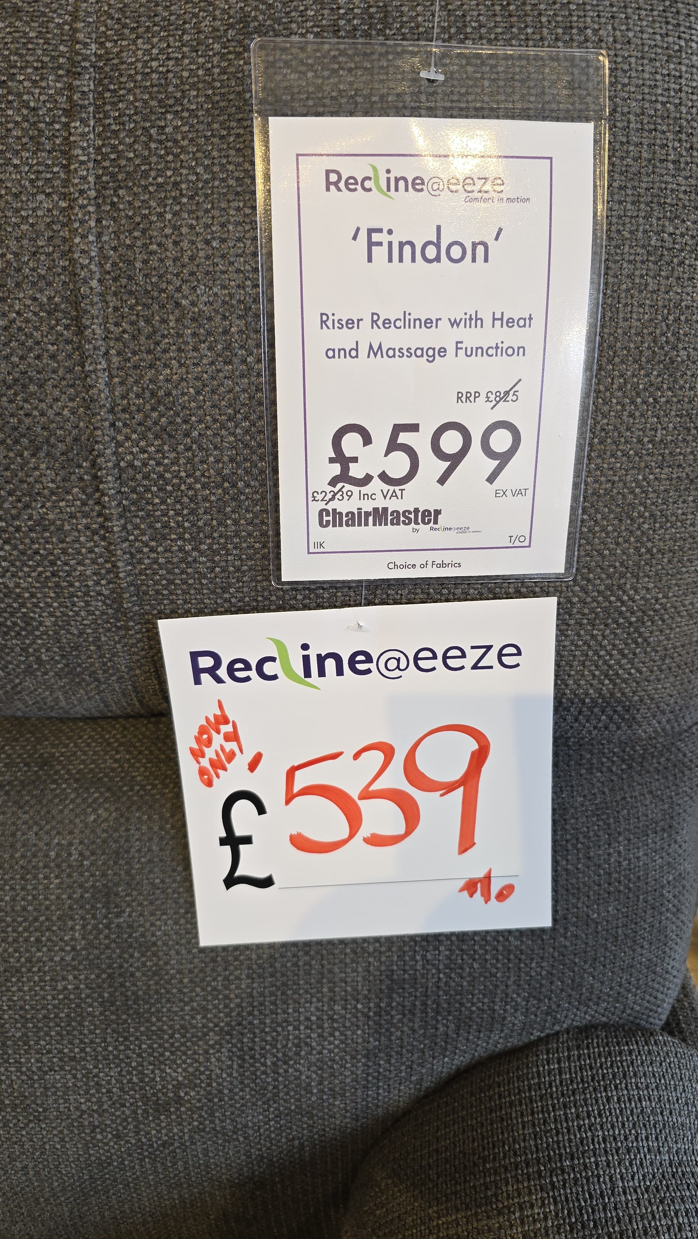 Findon Riser Recliner with Heat and Massage Function