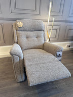 Sherborne Roma Standard Dual Motor Riser Recliner with Electric Headrest & Lumbar in Valencia Fabric