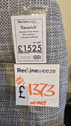 Sherborne Keswick Standard Dual Motor Riser Recliner in Ravello Softcloth